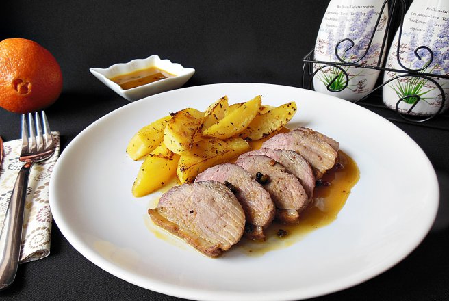 Reteta piept de rata cu sos de portocale